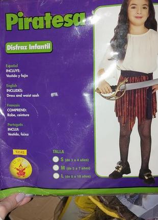 Детский костюм девочки-пирата2 фото