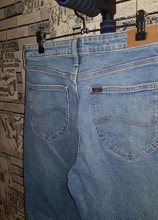 Вкорочені широкі джинси кюлоти lee оригінал висока посадка4 фото