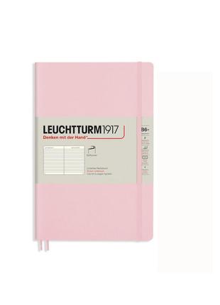 Блокнот leuchtturm1917 muted colours, paperback (b6), м'яка обкладинка, powder, лінія (363930)1 фото