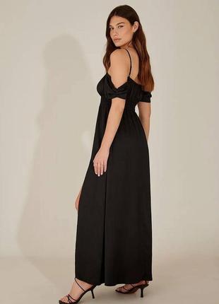 Шикарное вечернее платье na-kd off shoulder maxi dress