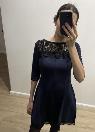 Синя сукня1 фото