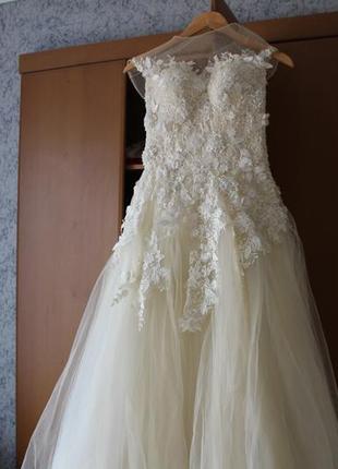 Свадебное платье пышное3 фото