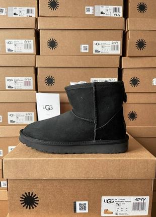Угги ugg classic black suede