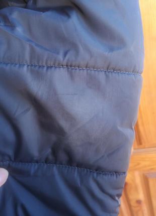 Теплые лыжные брюки 110-116 на 5-6 лет зимний ❄ полукомбинезон на лямках4 фото