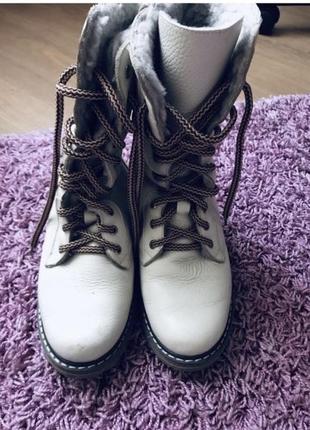 Сапоги кожаные ботинки берцы кожаные на окинни2 фото