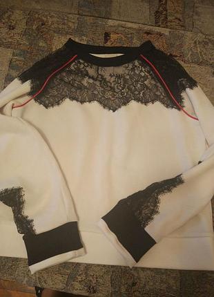 Стильная кофточка с кружевом pinko