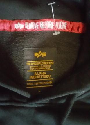 Худі утепленеalpha industries5 фото