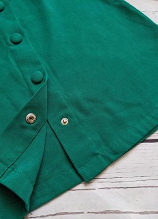 Зеленая юбка с поясом от naf -naf5 фото