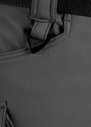 Тактичні чоловічі штани soft shell s.archon x9jrk black 3xl утеплені7 фото