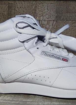 Кроссовки reebok freestyle hi. hi-top snickers1 фото