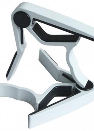 Каподастр для класической гитары alice a007d/wh-c