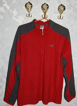 Флісова кофта на блискавці the north face tka 100, оригінал, l