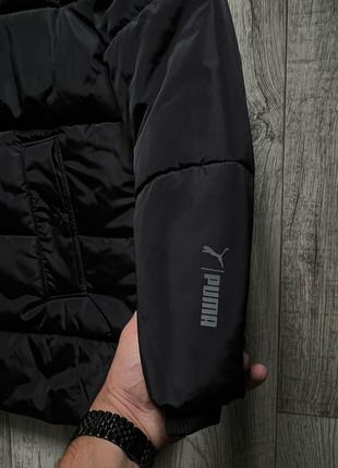Тепла та стильна подовжена зимова куртка пуховик puma оригінал