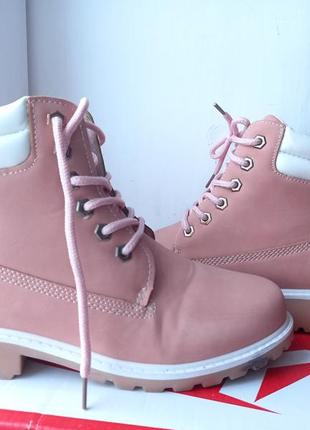 Демісезонні ботинки timberland barbie pink 💗