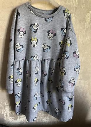 Платье на флисе 5-6 лет disney 5