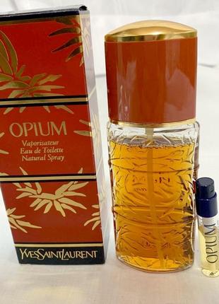 Yves saint laurent opium винтаж 1977г💥original распив аромата 5 мл затест7 фото