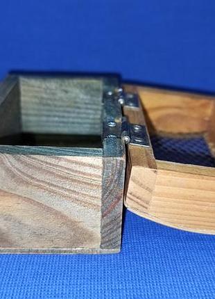 Сундук мертвеца винтажный сундучок с морской тематикой деревянный небольшой