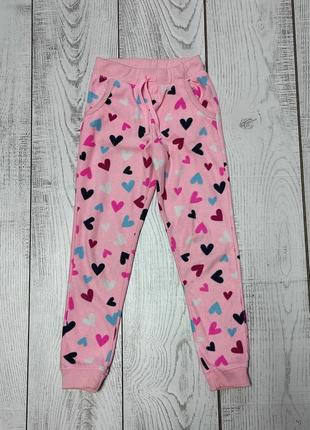 Штаны флисовые для девочки, домашние штаны, тёплые штаны