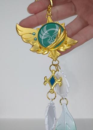 Брелок genshin impact, светящийся в темноте2 фото