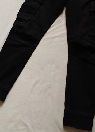 Коттоновые брюки карго, джоггеры от h&amp;m6 фото