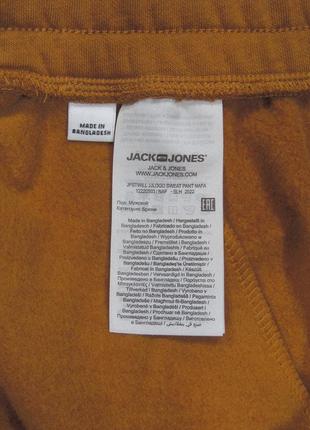 Теплые спортивные штаны, с начёсом, на флисе jack & jones осень/зима5 фото
