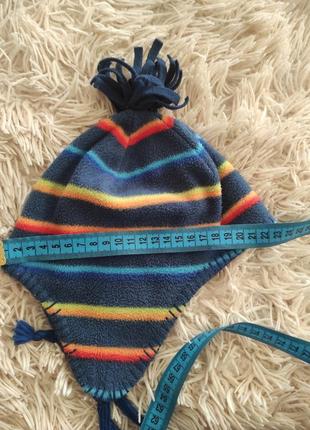 Набор шапка, шарф флисовые на 2-4 года2 фото