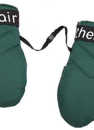 Рукавицы bair thermo mittens jungle green зелёный