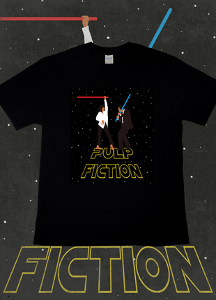 Футболка star wars x pulp fiction1 фото