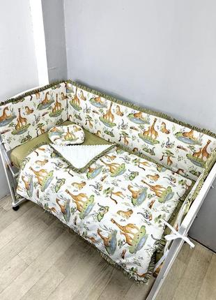 Красивый комплект постель детская с животными5 фото