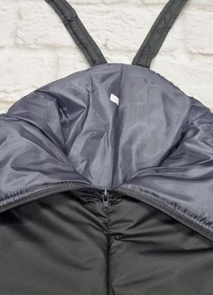 Детский зимний полукомбинезон (черный, серый, синий, розовый)