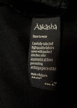 Дизайнерский жакет пиджак камзол черный как новый шелк/шерсть р s6 фото