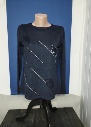 Лонгслив женский 44, 46, 48 размер вискоза футболка с длинным рукавом джемпер6 фото