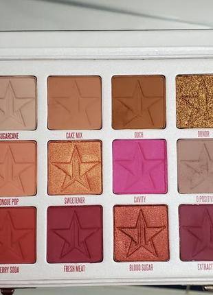 Палетка тіней blood sugar від jeffree star cosmetics4 фото