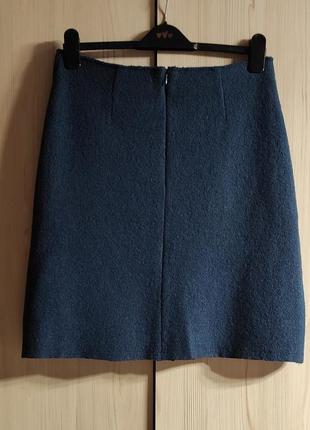 Laura ashley юбка из смеси шерсти с накладными карманами м3 фото