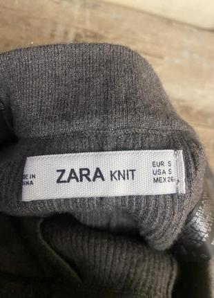 Лосины леггинсы  zara knit3 фото