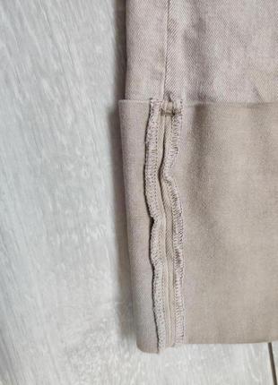 Женские плотные джинсы свободного кроя с отворотом оригинал идеал 12 р пояс 41 см пакистан6 фото
