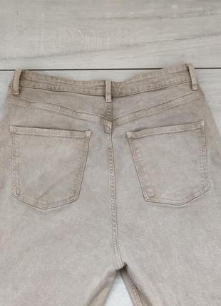 Женские плотные джинсы свободного кроя с отворотом оригинал идеал 12 р пояс 41 см пакистан8 фото