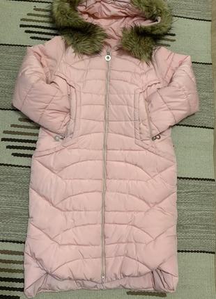 Пальто/плащ/пуховик зимовий для дівчинки