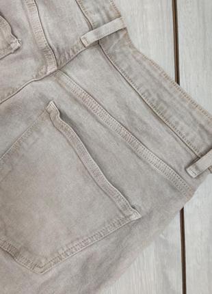 Женские плотные джинсы свободного кроя с отворотом оригинал идеал 12 р пояс 41 см пакистан9 фото