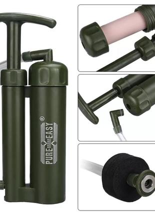 Туристический керамический фильтр для очистки воды 0.1 микр. портативный l2000