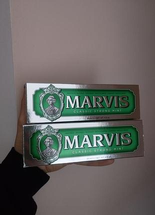 Зубна паста "класична м'ята" з ксилитол marvis classic strong mint + xylitol

85мл