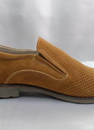 Розпродаж!класичні літні замшеві туфлі faro2 фото