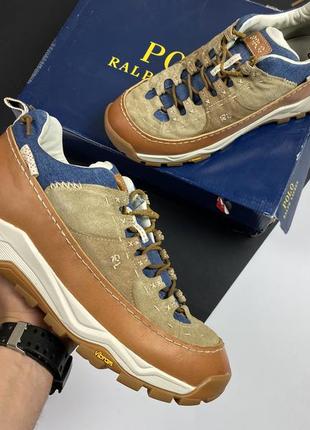 Кроссовки polo ralph lauren harmon lace original vibram кожаные 45р1 фото