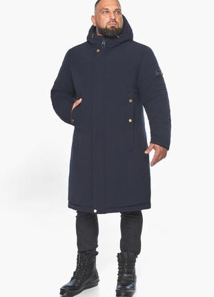 Куртка чоловіча зимова непромокальна темно-синя модель 587935 фото