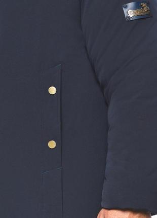 Куртка чоловіча зимова непромокальна темно-синя модель 587938 фото
