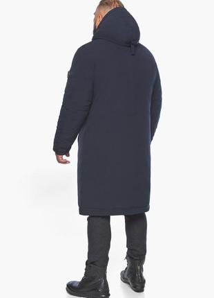 Куртка чоловіча зимова непромокальна темно-синя модель 587937 фото