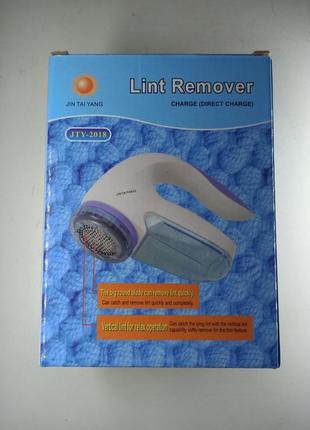 Машинка для стрижки катишків, видалення катишек від мережі lint remover 5880 біло-синя6 фото