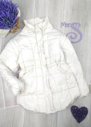 Куртка жилетка женская трансформер house brand белая размер м (46)