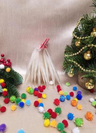 Снежінка - пластик - декор новорічний набори3 фото
