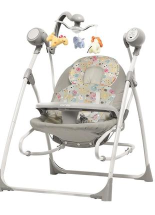 Колиска-гойдалка carrello nanny 3в1 crl-0005 grey planet /1/